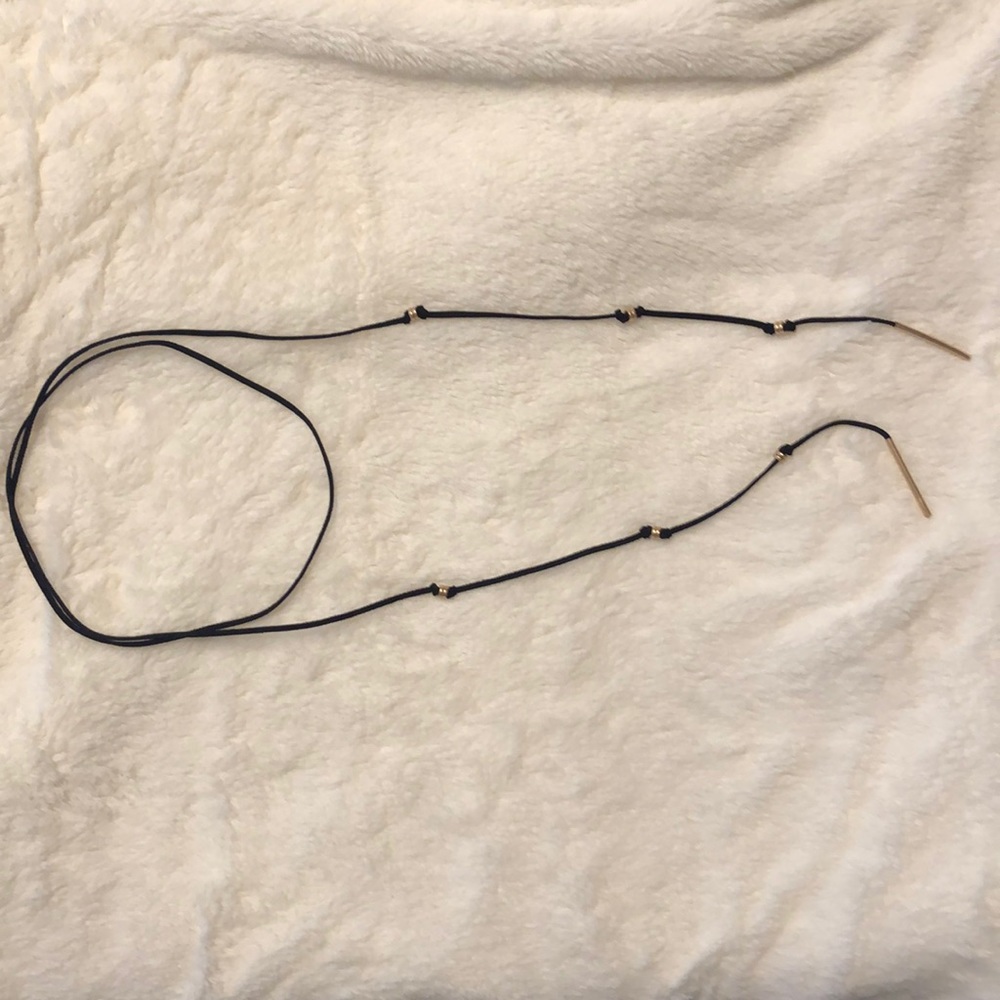Wrap necklace.